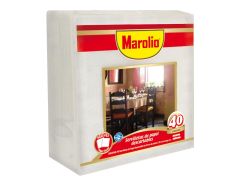 SERVILLETA MAROLIO EXTRA BLANCA 40 UN