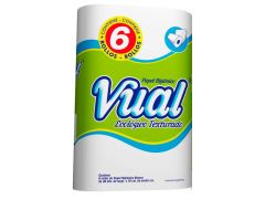 PAPEL HIGIENICO VUAL ECOLOGICO 6X30 MT
