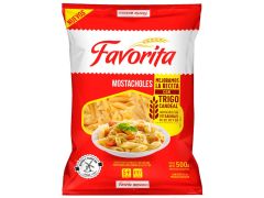 FIDEOS FAVORITA MOSTACHOL RAYADO 500 GR