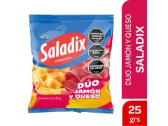 GALLETITAS SALADIX JAMON Y QUESO 6X25 GR