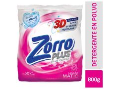 JABON EN POLVO ZORRO MATIC BICARBONATO 800 GR