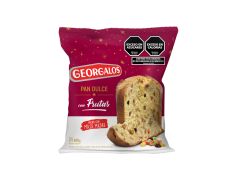PAN DULCE GEORGALOS CON FRUTAS 400 GR