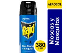 INSECTICIDA RAID SIN OLOR MOSCAS Y MOSQUITOS 380 CC