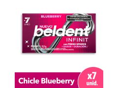 CHICLE BELDENT INFINIT BLUEBERRY 7 un