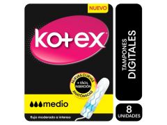 TAMPONES KOTEX MEDIO 8 UN