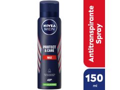 ANTITRANSPIRANTE MASCULINO NIVEA PROTEC Y CARE 150 ML