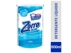 JABON LIQUIDO ZORRO BICARBONATO DOYPACK 800 ML