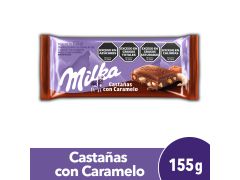 CHOCOLATE MILKA CASTAÑAS CARAMELO 155 gr