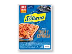 RAVIOLES LA SALTEÑA POLLO Y VERDURAS 1 KG