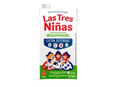 LECHE LAS TRES NIÑAS PARCIALMENTE DESCREMADA 1 LT