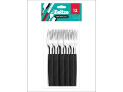 TENEDOR SIMONAGIO PLASTICO NEGRO 12 un