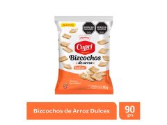 BIZCOCHOS CAPRI DE ARROZ DULCE 90 GR